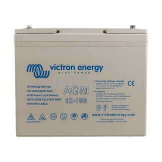 Bater�a Victron Energy AGM Super Cycle | 12 Voltios 100 Amperios